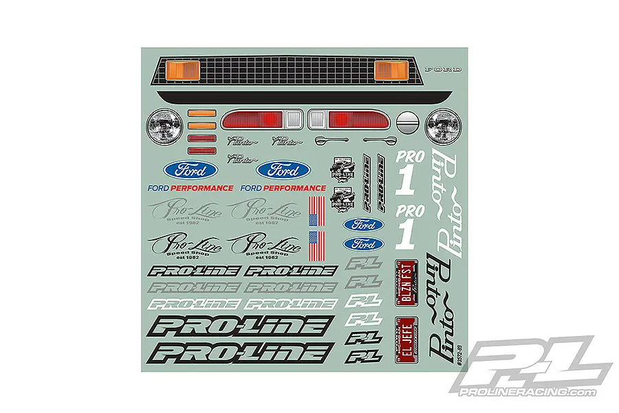 Proline 1972 Ford Pinto Clear Drag Body for 11.25" Drag Cars – view 2