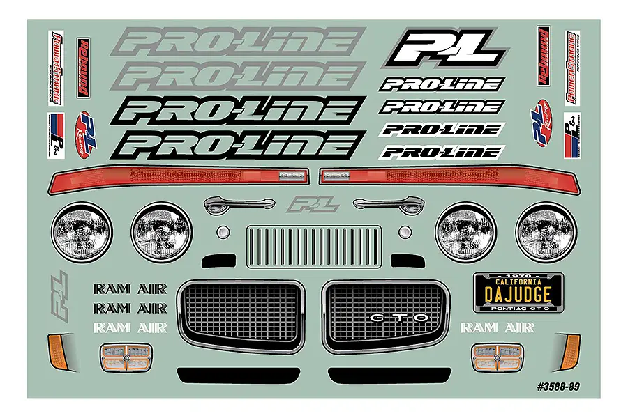 Proline 1970 Pontiac Gto Judge Clear Drag Body for 22s/Dr10 – view 2