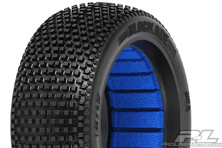 Proline 'Blockade' S4 S/Soft 1/8 Buggy Tyres W/Closed Cell – view 2