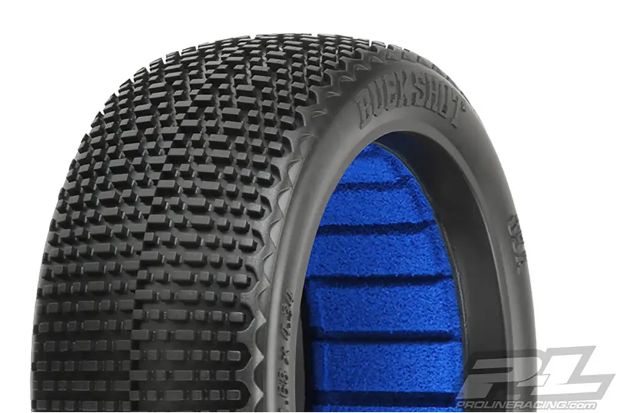 Proline 'Buck Shot' S4 S/Soft 1/8 Buggy Tyres W/Closed Cell – view 2