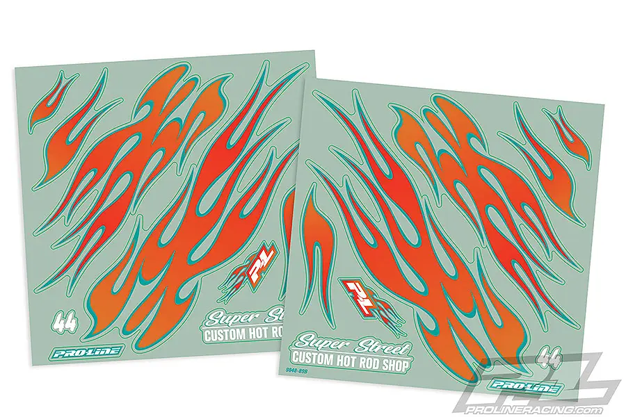 Proline Hot Rod Shop Red/Blue Universal Graphics Kit – view 2