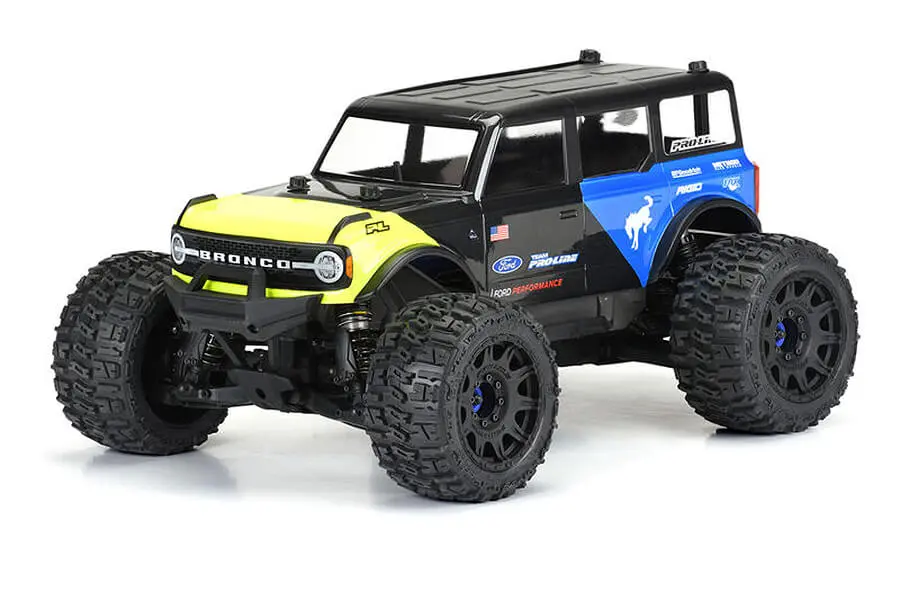 Proline 2021 Ford Bronco Clear Body for Maxx/E-Revo Ext. Post – view 2