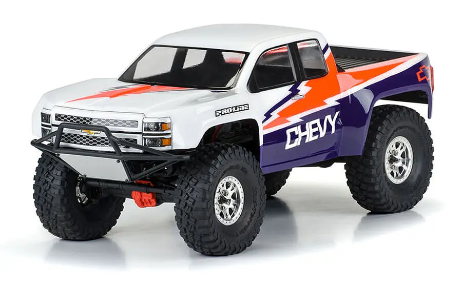 Proline 2015 Chevy Silverado Clear Body 313 Crawler – view 3