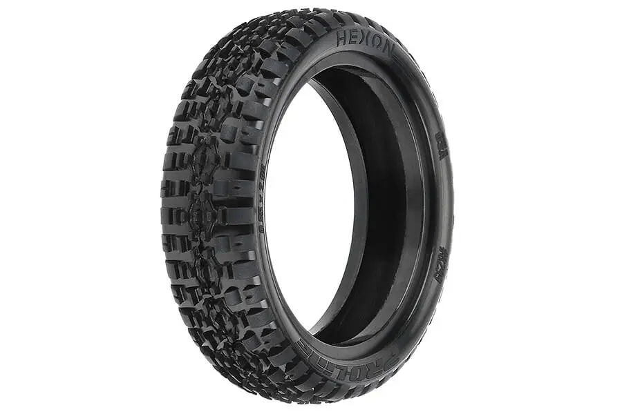 Proline 'Hexon' 2.2" 2wd Cr4 (Soft Carpet) Front Tyres – view 2
