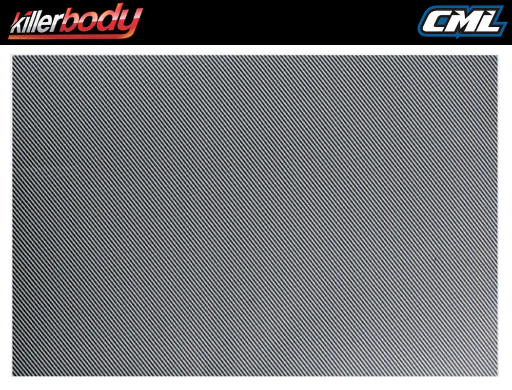 Killerbody Decal Sheet Carbon Fibre Type B – view 2
