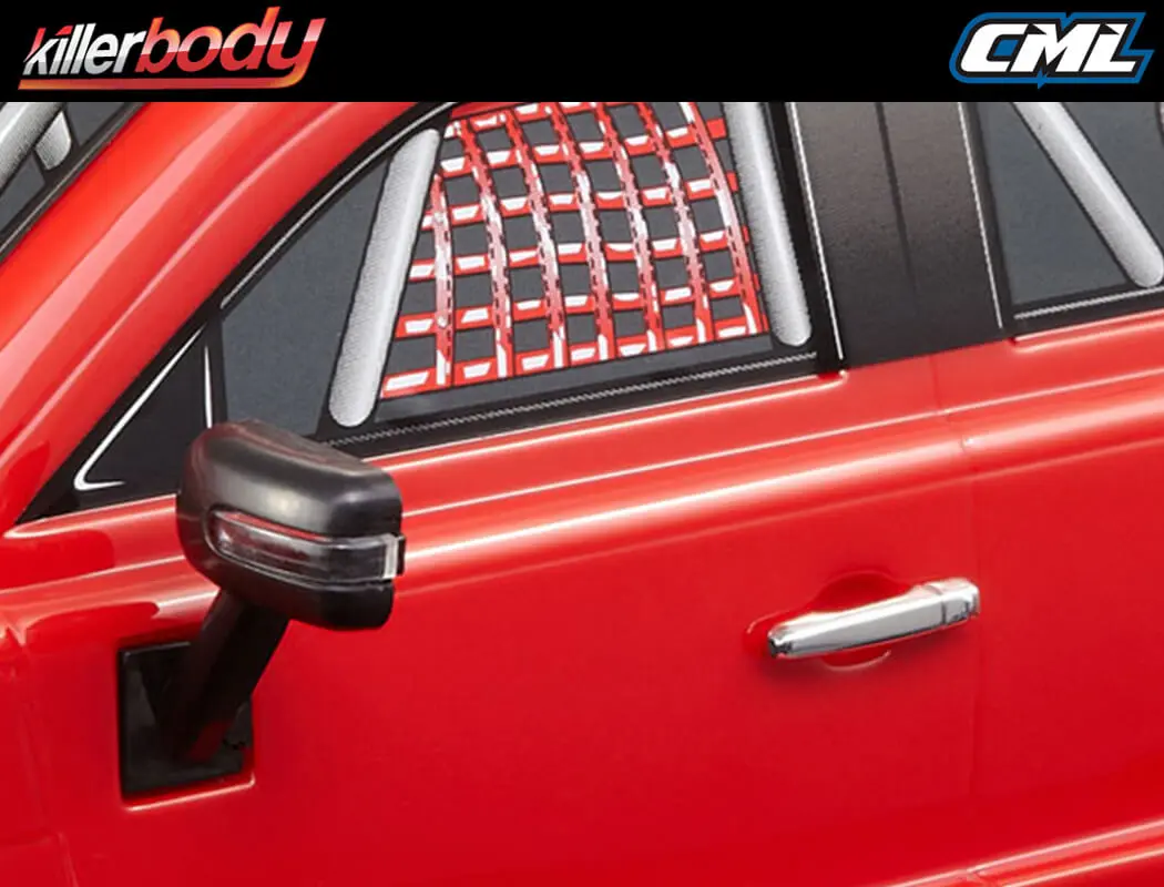 Killerbody Black Plastic Door Handle 1/10 Scale – view 5