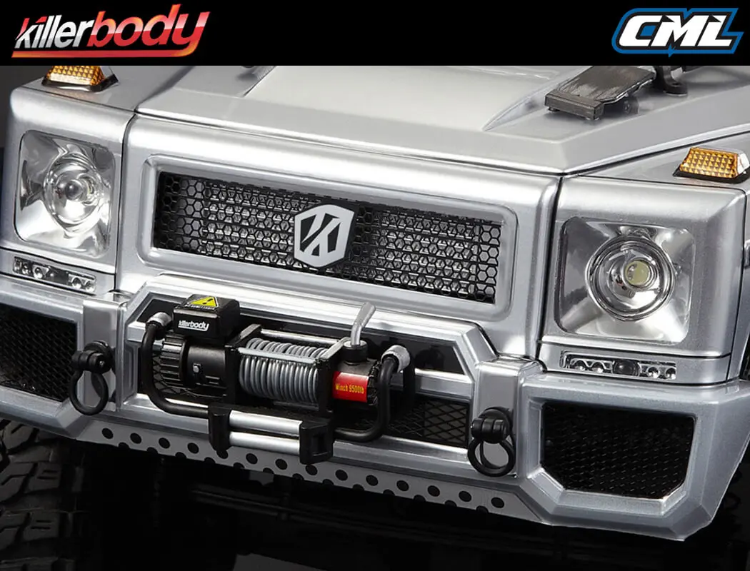 Killerbody S/Less Steel Modified Air Intake Wabe Mesh Black – view 3