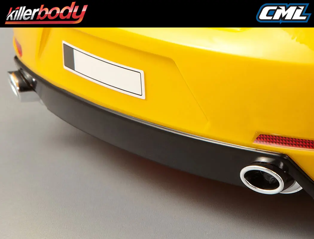 Killerbody Chrome Type a Oval Exhaust Pipe W/O Led – view 3