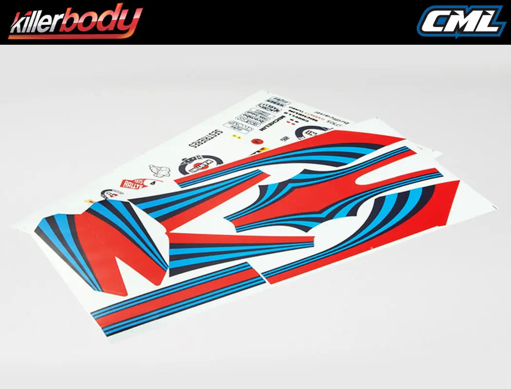 Killerbody Decal Sheet (Lancia Delta Hf Integrale) – view 2