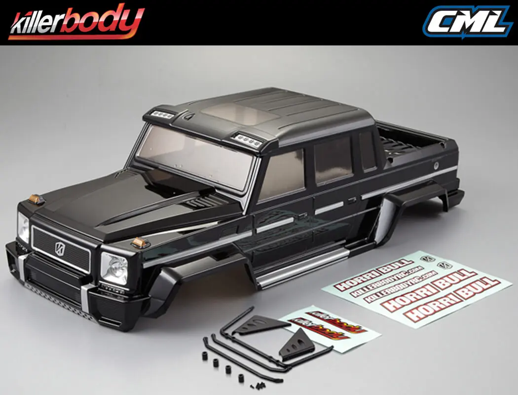 Killerbody Horri-Bull 1/10 Crawler Finished Body Black – view 2