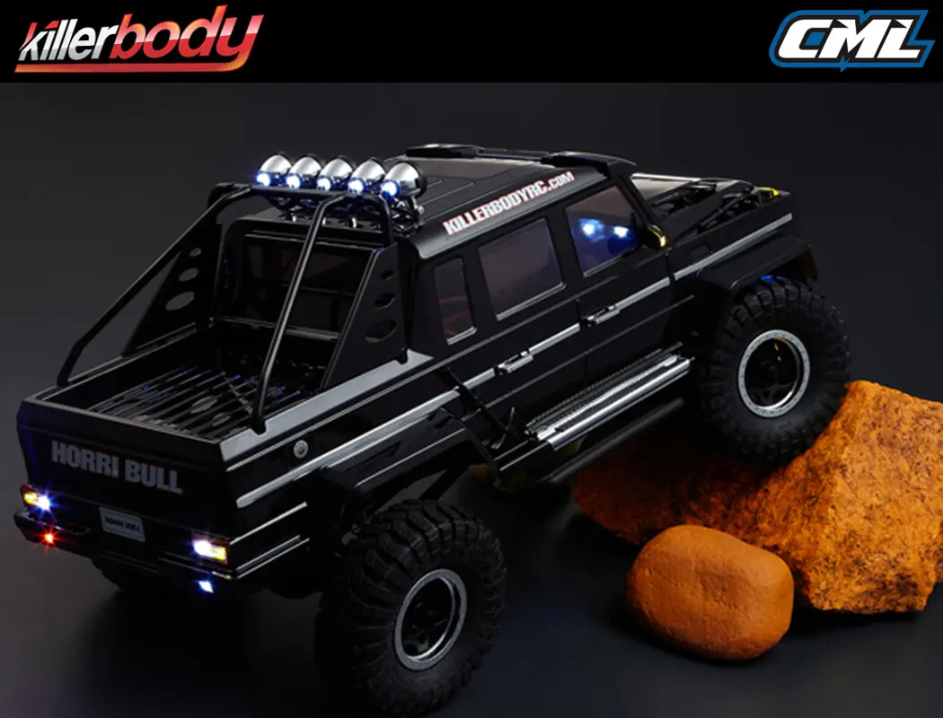 Killerbody Horri-Bull 1/10 Crawler Finished Body Black – view 4