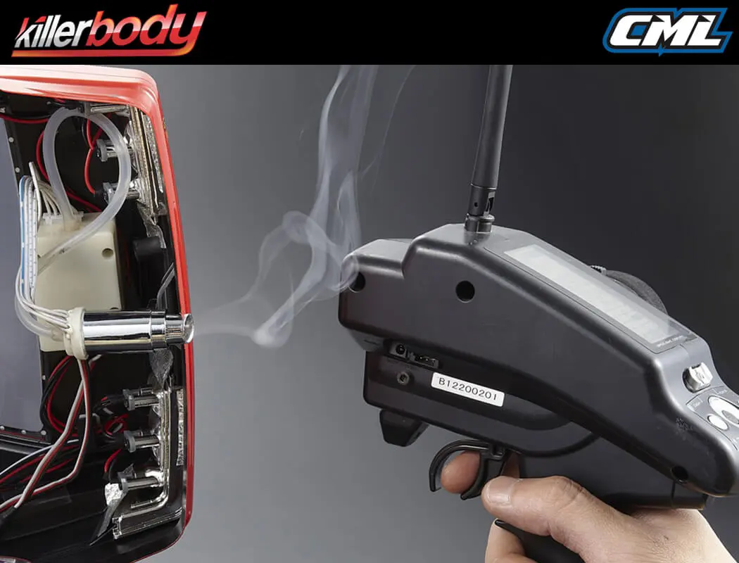 Killerbody Smoky Exhaust Pipe W/Led Unit Set for 1/10 Rc Car – view 4