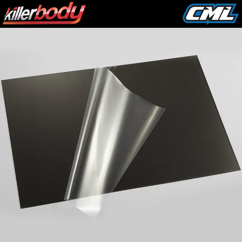 Killerbody Carbon Finish Lexan Sheet 203 X 305 X 1.0MM