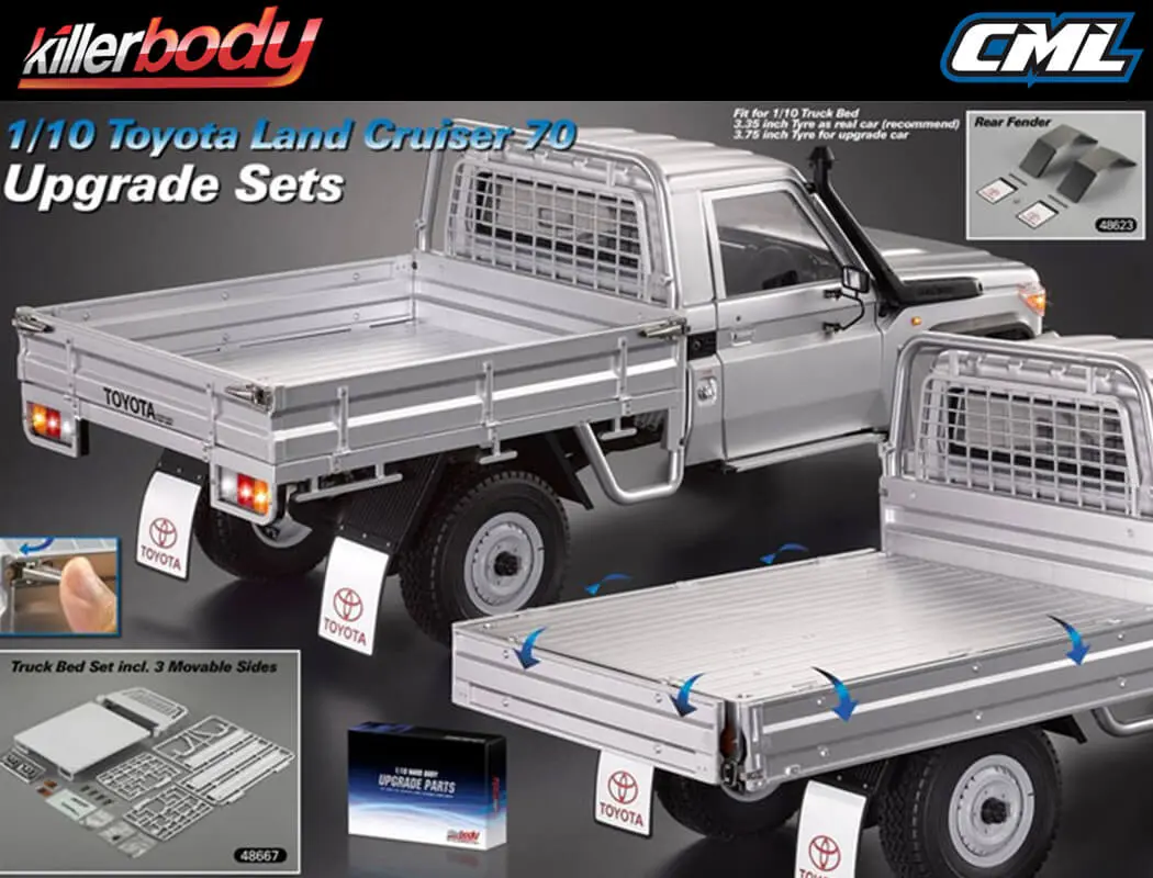 Killerbody Truck Bed Set for Land Cruiser Lc70 (Movable Sides) – view 3