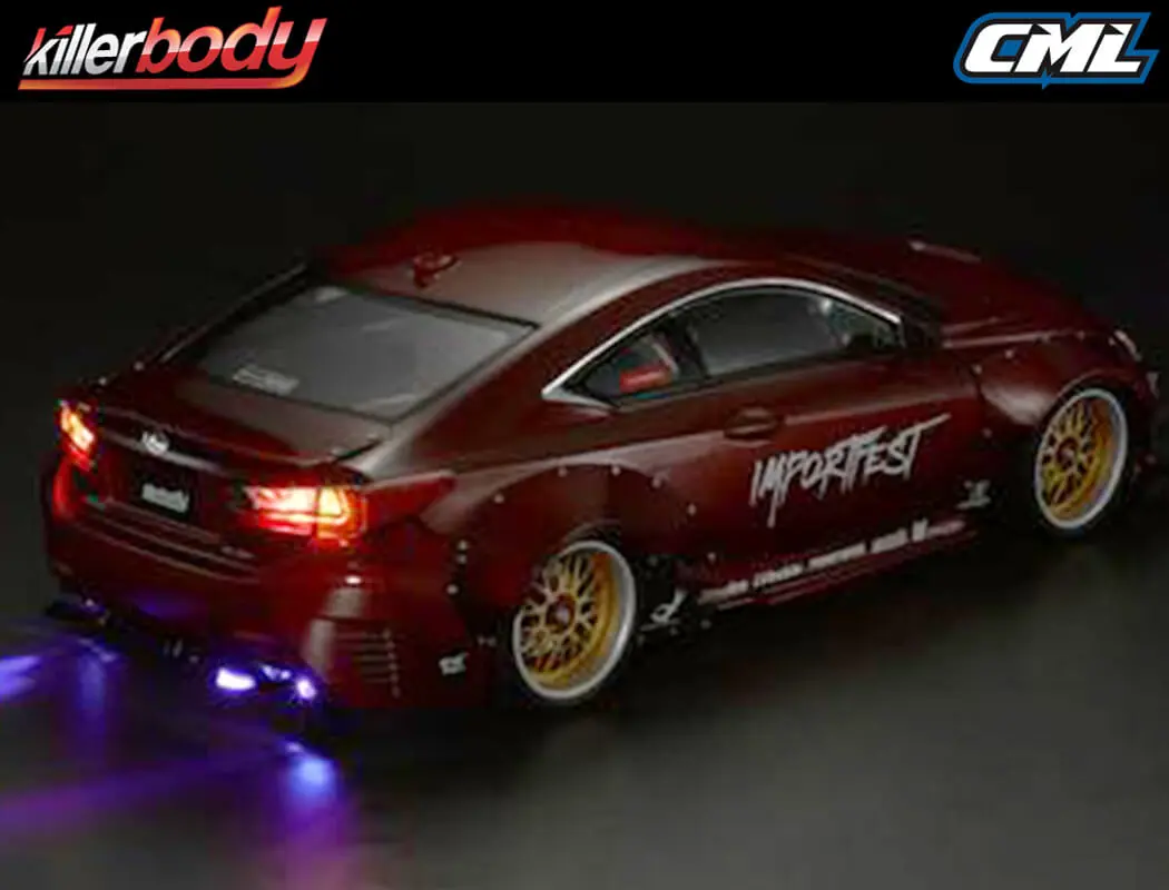 Killerbody Led Unit Box Set 16 Lights for Lexus Rc F Wide Bod – view 4