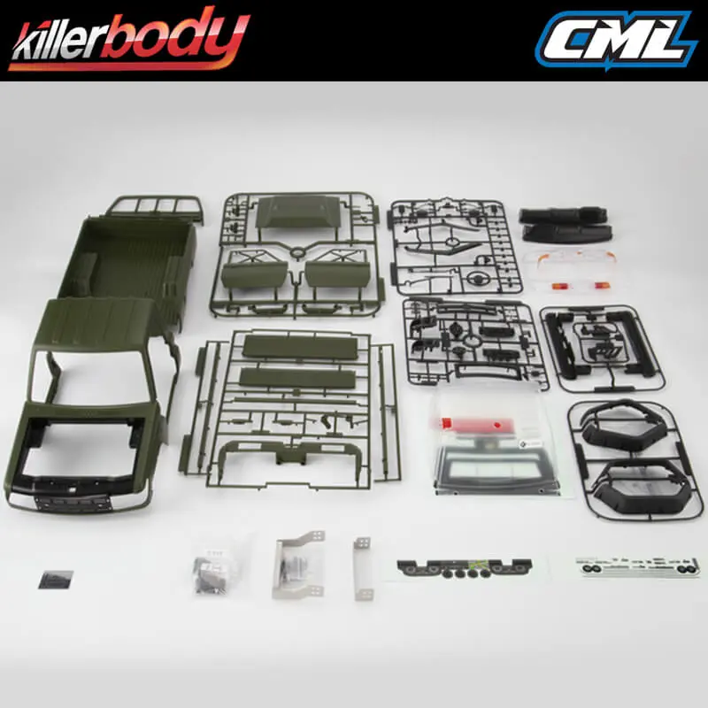 Killerbody Matte Green Toyota Land Cruiser 70 Hardbody Kit (Trx-4)