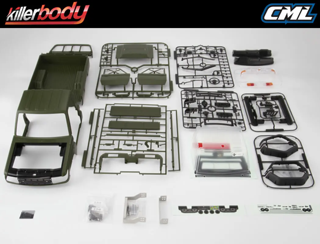 Killerbody Matte Green Toyota Land Cruiser 70 Hardbody Kit (Trx-4) – view 6
