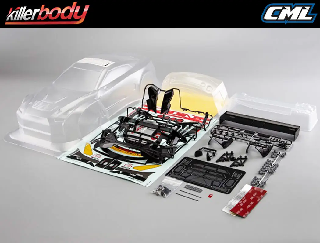 Killerbody B-Max NDDP Gt-R (Nismo Gt3) Clear Body Set – view 2