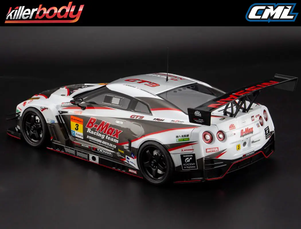 Killerbody B-Max NDDP Gt-R (Nismo Gt3) Clear Body Set – view 5