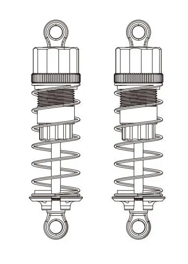 MJX Hyper Go 14209 14210 Front Oil-Filled Shock Absorbers 2 Pack - Part Number 14510b – view 4