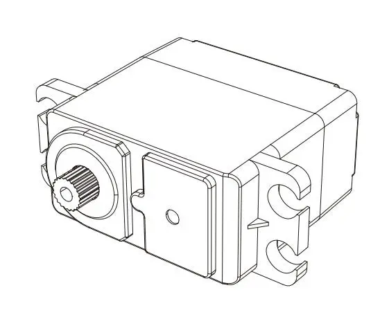 MJX Hyper Go 14209 14210 Metal Gear Upgrade Servo - Part Number 14701b-Upg – view 2