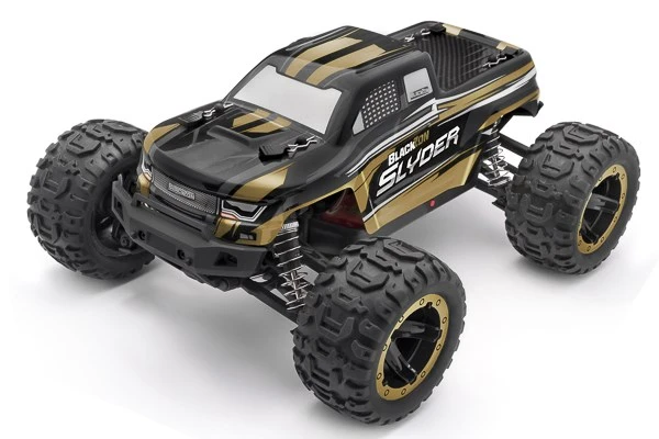 Blackzon Slyder Mt 1/16 4wd Electric Monster Truck - Gold – view 5