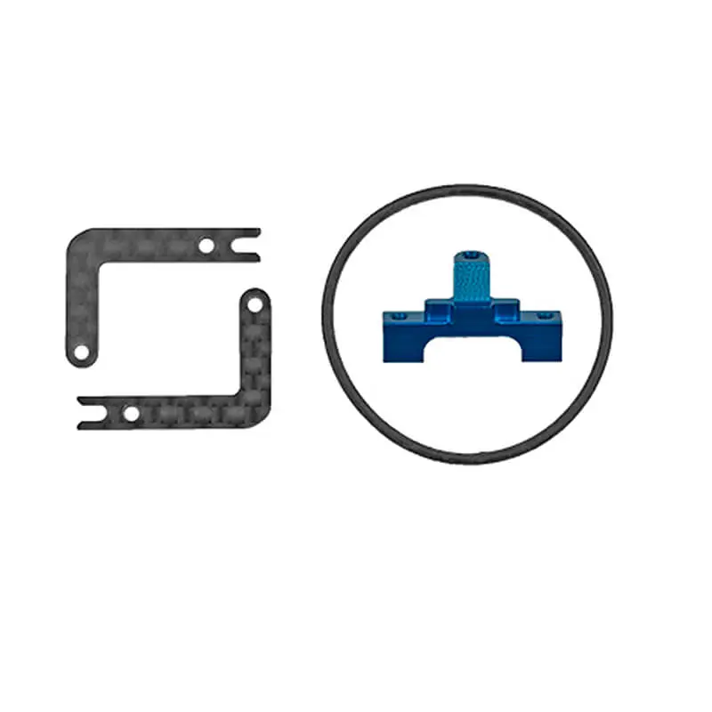 Team Associated Rc28r Centre Bulkhead &amp; Battery Holder Set