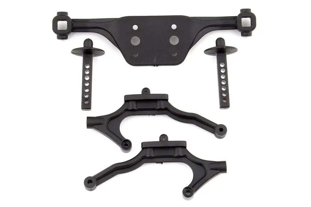 Team Associated Prosc10/Rat/ Reflex Rear Body Mounts – view 2