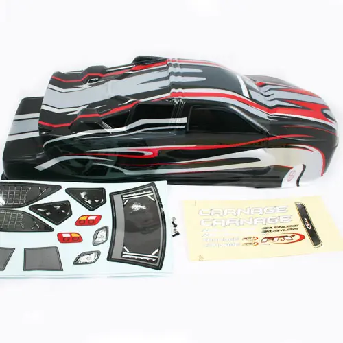 FTX Carnage St Printed Body - Option Black/Red