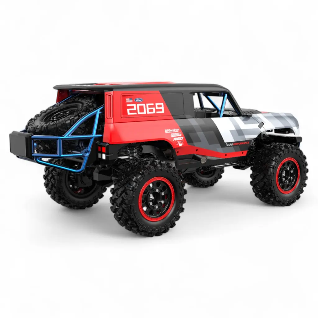 MJX H12p Brushless 1:12th Scale Crawler Truck (2s Lipo Version) - Ford Bronco R – view 2