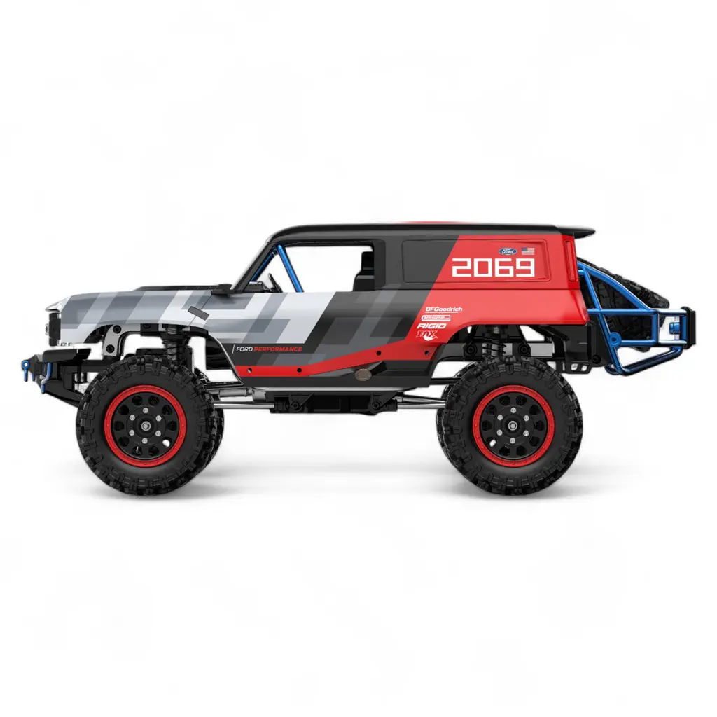 MJX H12p Brushless 1:12th Scale Crawler Truck (2s Lipo Version) - Ford Bronco R – view 5
