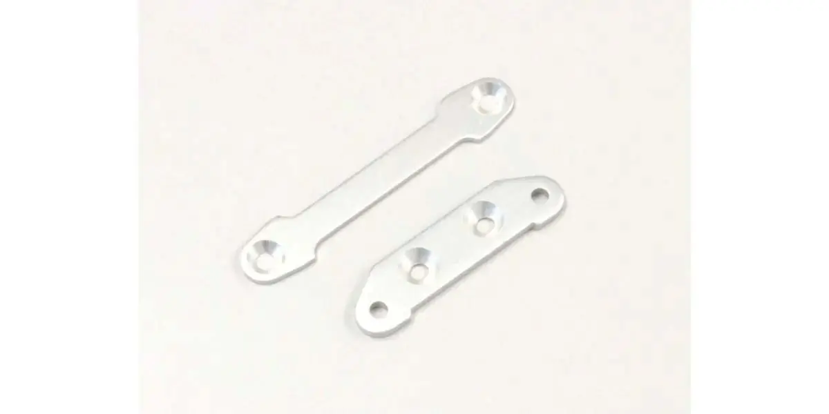 Kyosho Optima Front Suspension Plate Set (2) Silver