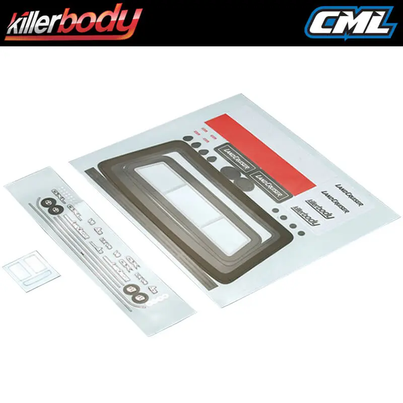 Killerbody Toyota Land Cruiser Lc70 Decal Sheet