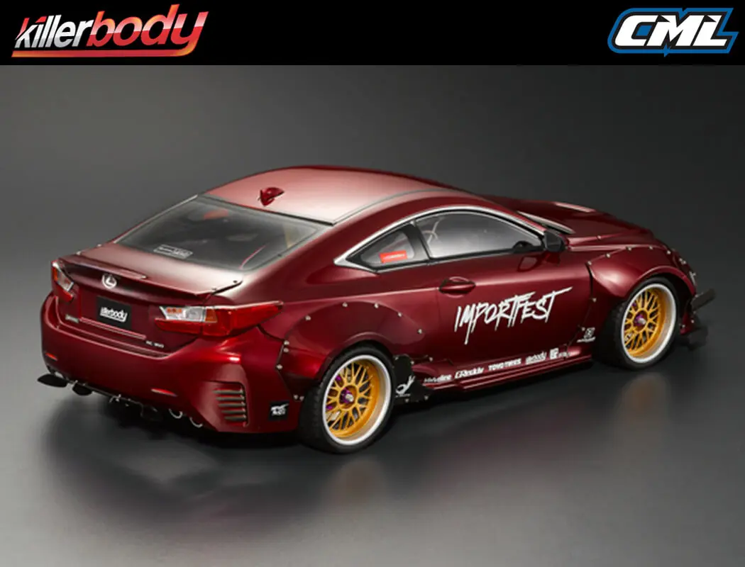 Killerbody Lexus Rc F 195mm Wide Body Full Kit Bodyshell – view 5