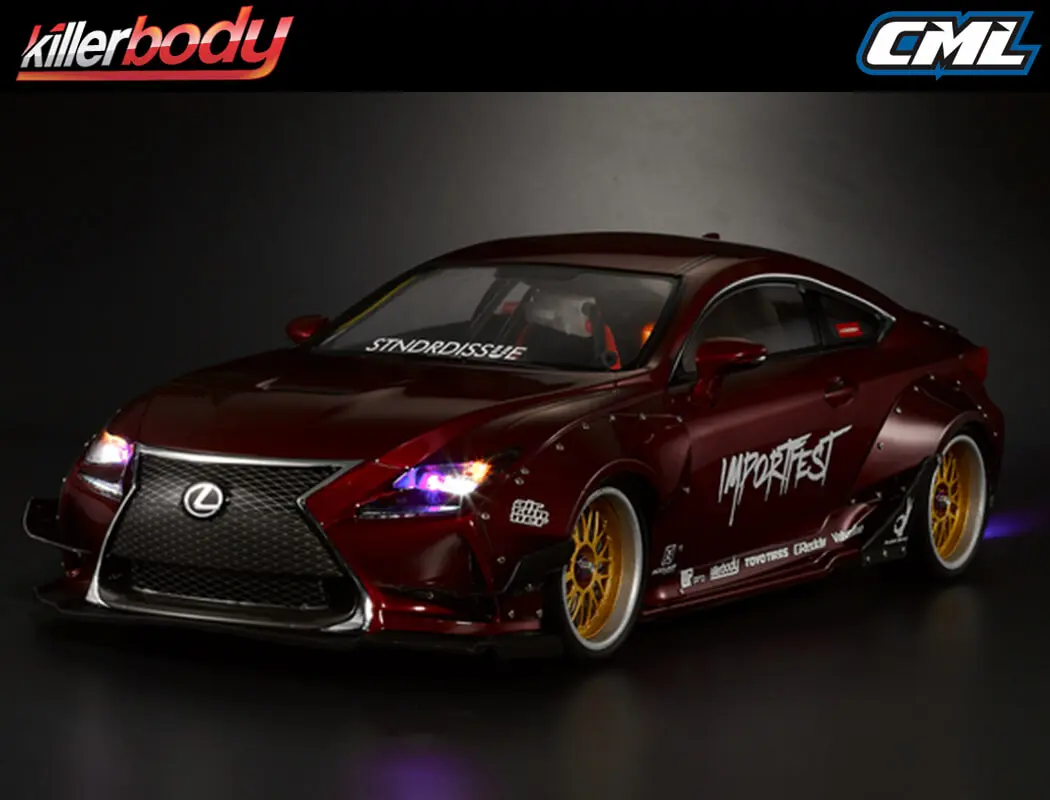 Killerbody Lexus Rc F 195mm Wide Body Full Kit Bodyshell – view 6