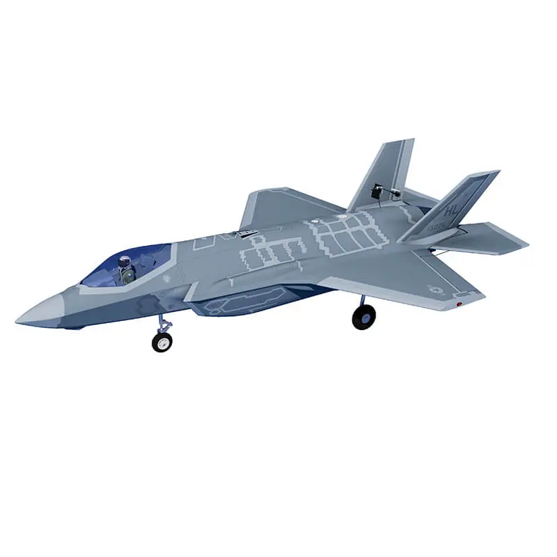 Xfly 64mm F-35 Lightning Edf 750mm With Retract Without Tx/Rx/Batt