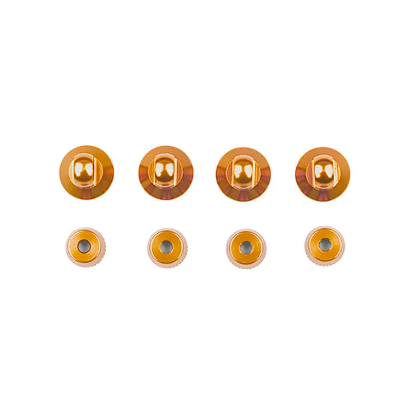Team Associated Enduro Rc10tt Shock Cap Set, Gold
