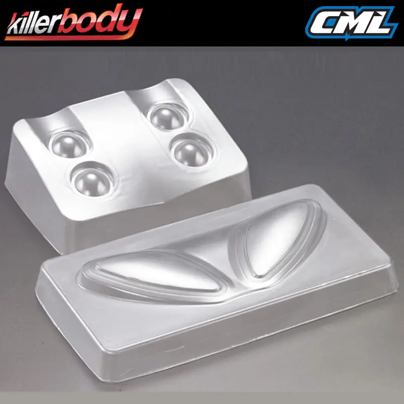 Killerbody Transparent Light Glass 1/7 (Corvette Gt2)