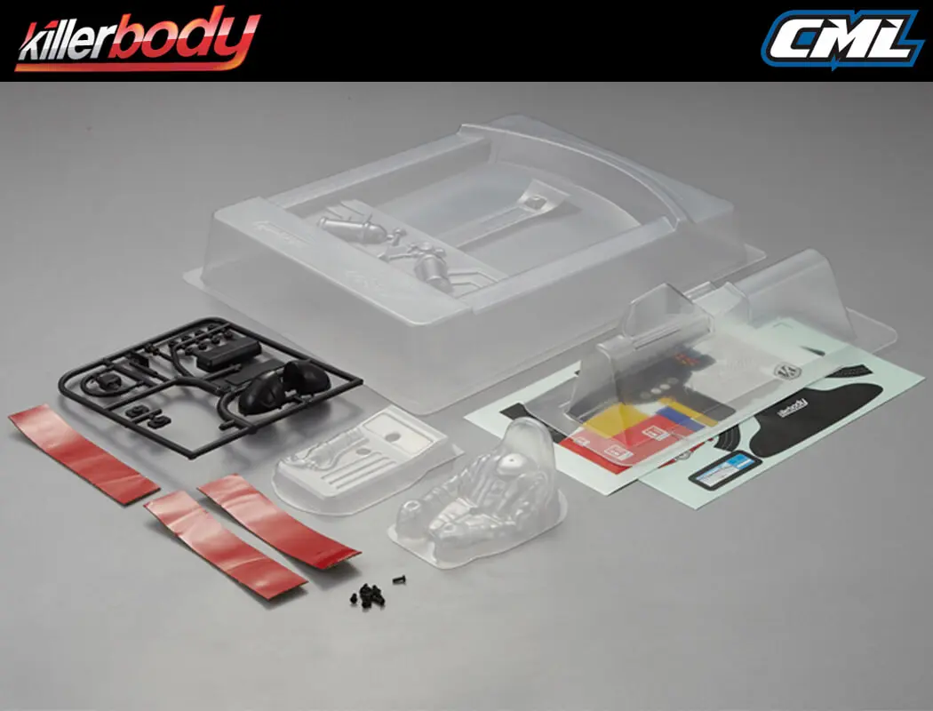 Killerbody Clear Cockpit Set 1/10 Truck – view 2