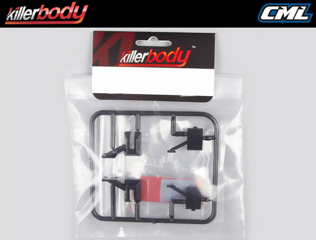 Killerbody Wing Mirror Type "E" W/Led Unit Set 1/10 Truck – view 5