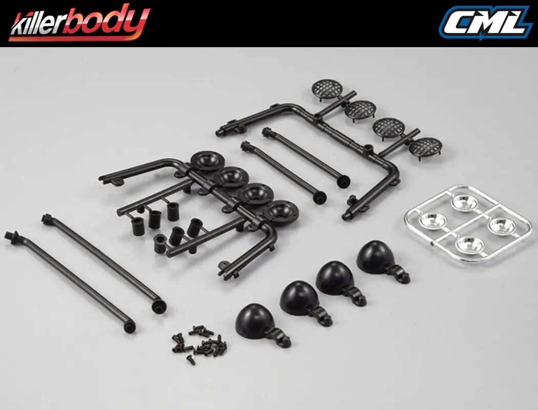 Killerbody Roll Bar and Light Set Truck Bed 1/10 Truck – view 2