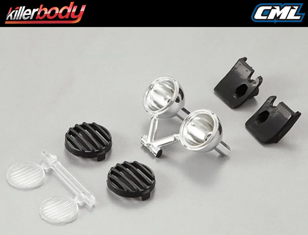 Killerbody Plastic Headlight Set for Warrior Body – view 2