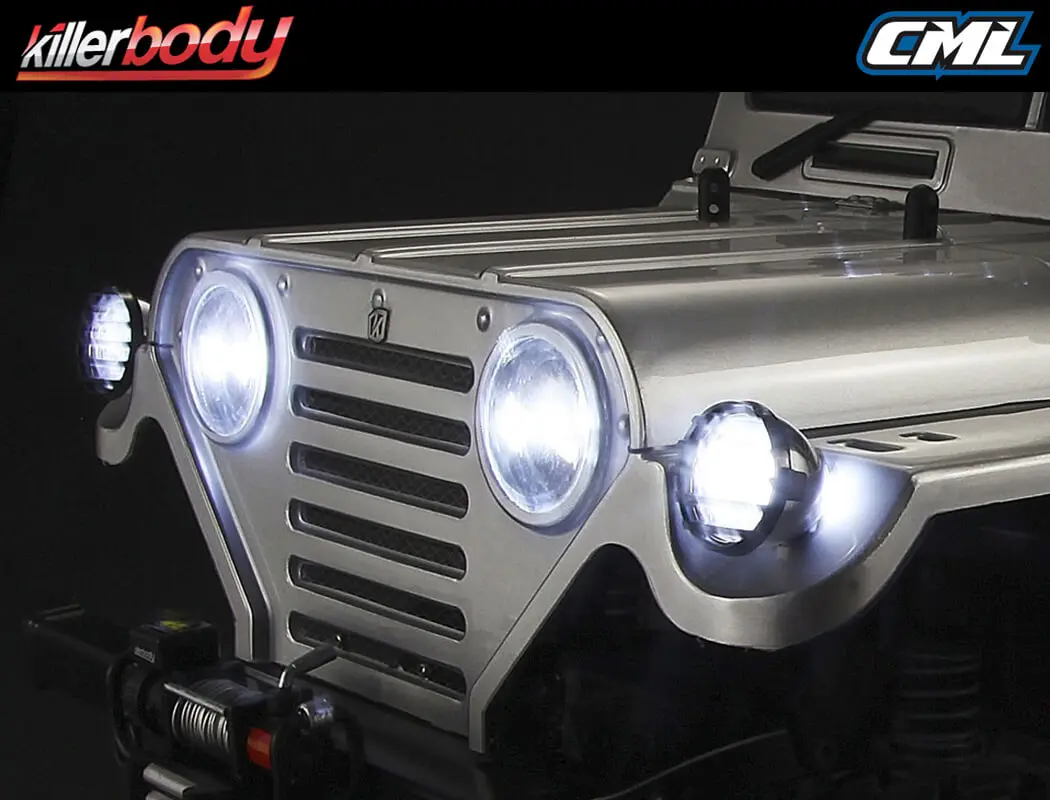 Killerbody Plastic Headlight Set for Warrior Body – view 3