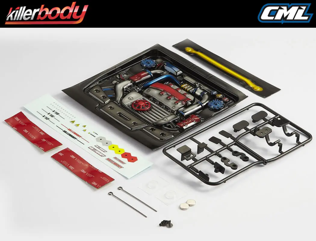 Killerbody Touring Car Engine Finished Type C – view 2