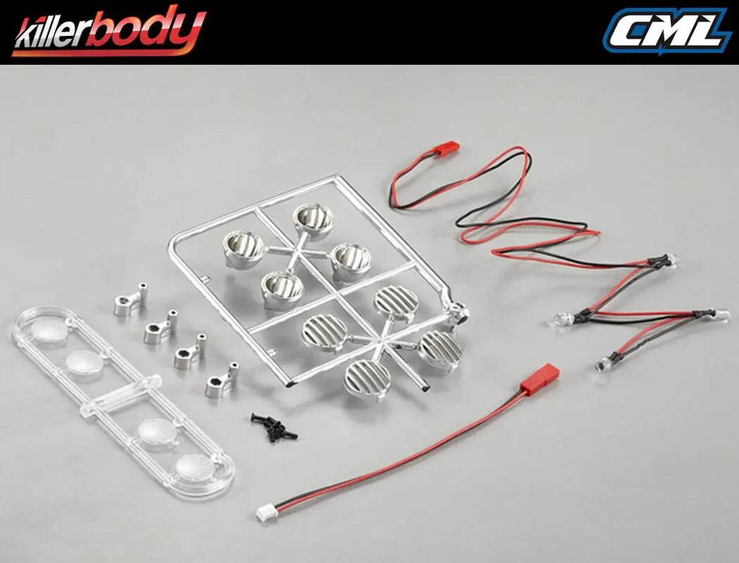 Killerbody Chrome Spot Lights W/Led Unit Set (4) – view 2