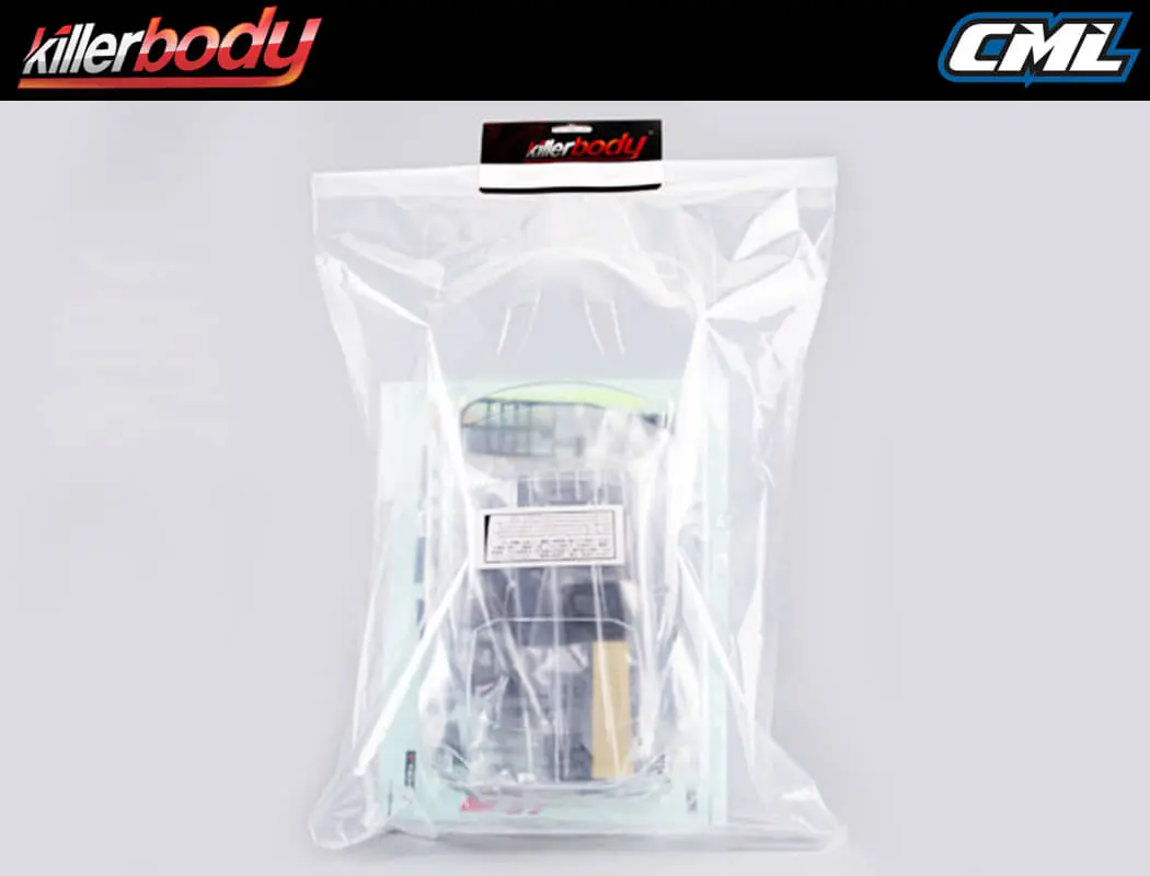 Killerbody Vivac 86 Mc Clear Bodyshell 1/10th – view 3