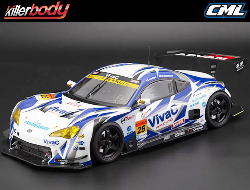 Killerbody Vivac 86 Mc Clear Bodyshell 1/10th – view 4