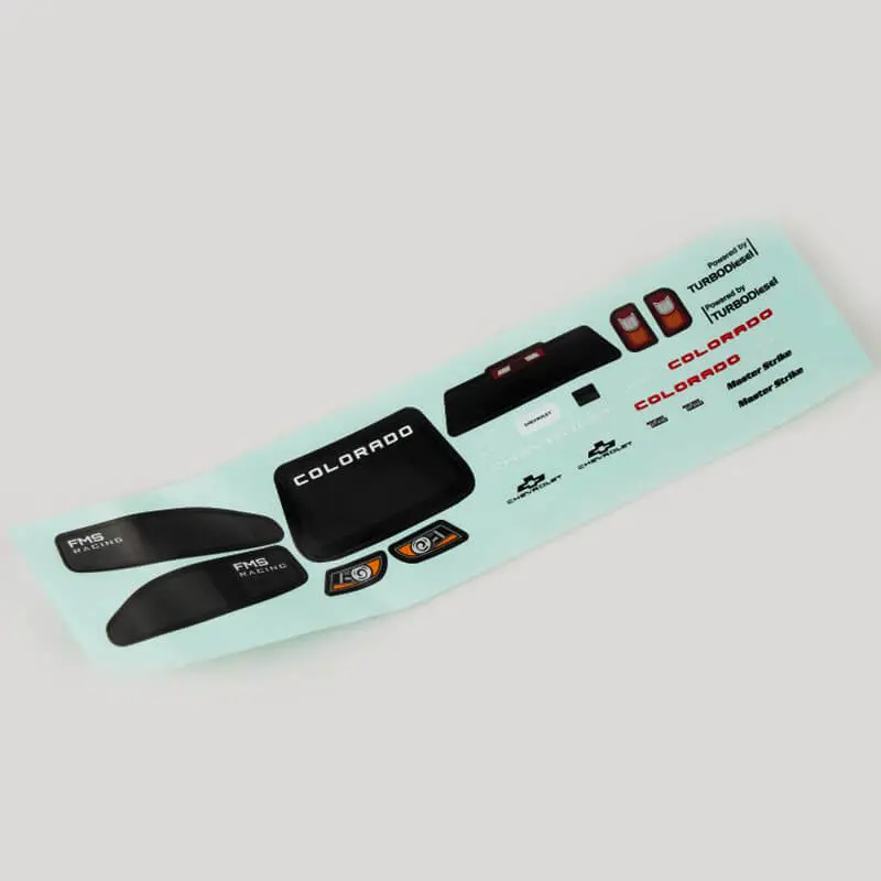 FMS 12421 RTR White Decal Sheet