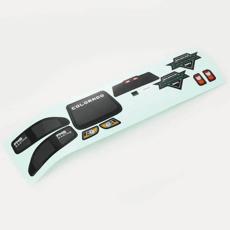 FMS 12421 RTR Black Decal Sheet