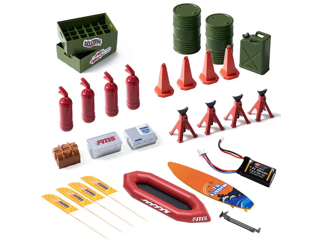 FMS Land Rover Trophy Decoration Set With Battery – view 4